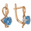 Серьги с топазом СЛ-099К-Т 2007 г инфо 2631w.