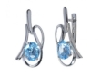 Серьги, серебро 925, топаз 020 01 21sk-00293 2010 г инфо 2651w.