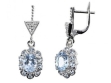 Серьги, серебро 925, топаз 003 01 21sk-00155 2010 г инфо 2667w.