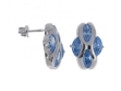 Серьги, серебро 925, топаз синт 004 01 21sk-00515 2009 г инфо 2697w.