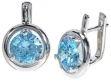 Серьги, серебро 925, топаз синт 002 01 21sk-00317 2010 г инфо 2720w.