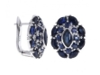 Серьги, серебро 925, сапфир 003 01 21sk-00592 2010 г инфо 2844w.