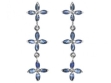 Серьги, серебро 925, сапфир 026 01 21-03284 2009 г инфо 2892w.