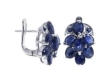 Серьги, серебро 925, сапфир 003 01 21sk-00569 2010 г инфо 2935w.