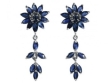 Серьги, серебро 925, сапфир 026 01 21-03263 2009 г инфо 2944w.
