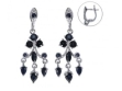 Серьги, серебро 925, сапфир 003 01 21-03471 2010 г инфо 2948w.