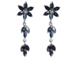 Серьги, серебро 925, сапфир 026 01 21-03267 2009 г инфо 2975w.