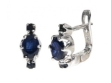 Серьги, серебро 925, сапфир DC 003 01 21spk-00249 2009 г инфо 2977w.