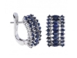 Серьги, серебро 925, сапфир 003 01 21sk-00583 2010 г инфо 2995w.