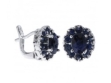 Серьги, серебро 925, сапфир DC 003 01 21spk-00384 2009 г инфо 3015w.