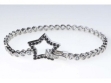 Браслет, серебро 925, циркон ,сапфир 001 03 21-00455 2010 г инфо 3060w.