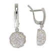 Серьги с фианитом R256120048 2009 г инфо 3081w.