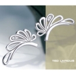Серьги с фианитом и эмалью TED LAPIDUS 55-7067-07 2009 г инфо 3098w.