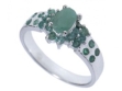 Кольцо, серебро 925, изумруд DC 003 02 21spk-00495 2009 г инфо 3208w.