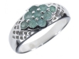 Кольцо, серебро 875, изумруд DC 003 02 21-02372 2010 г инфо 3241w.