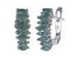 Серьги, серебро 925, изумруд DC 003 01 21sk-00057 2010 г инфо 3428w.