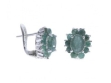 Серьги, серебро 925, изумруд 003 01 21spk-00466 2010 г инфо 3435w.