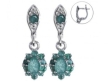 Серьги, серебро 925, изумруд 003 01 21spk1-00477 2010 г инфо 3455w.