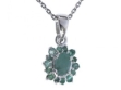 Подвеска, серебро 925, изумруд DC 003 05 21spk-00482 2009 г инфо 3476w.
