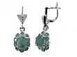Серьги, серебро 925, изумруд DC 003 01 21sk-00151 2010 г инфо 3514w.
