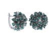 Серьги, серебро 925, изумруд DC 003 01 21spk-00403 2009 г инфо 3529w.