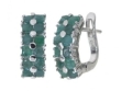 Серьги, серебро 925, изумруд DC 003 01 21sk-00078 2010 г инфо 3533w.