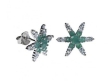Серьги, серебро 925, изумруд DC,циркон 021 01 21-02980 2010 г инфо 3563w.