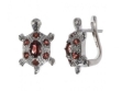Серьги, серебро 925, гранат 003 01 21spk-00217 2010 г инфо 3738w.