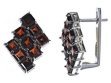 Серьги, серебро 925, гранат 008 01 21sk-00305 2010 г инфо 3741w.