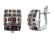 Серьги, серебро 925, гранат 003 01 21sk-00127 2010 г инфо 3753w.