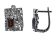 Серьги, серебро 925, гранат 002 01 21sk-00347 2010 г инфо 3772w.