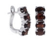 Серьги, серебро 925, гранат 003 01 21sk-00571 2010 г инфо 3777w.