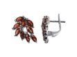 Серьги, серебро 925, гранат 003 01 21spk-00234 2009 г инфо 3782w.