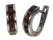 Серьги, серебро 925, гранат 002 01 21sk-00343 2010 г инфо 3809w.