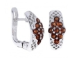 Серьги, серебро 925, гранат 003 01 21sk-00614 2010 г инфо 3811w.