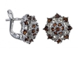 Серьги, серебро 925, гранат 003 01 21sk-00098 2010 г инфо 3832w.