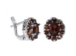 Серьги, серебро 925, гранат 003 01 21spk-00382 2009 г инфо 3864w.