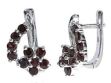 Серьги, серебро 925, гранат 002 01 21spk-00215 2010 г инфо 3881w.
