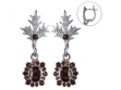 Серьги, серебро 925, гранат 003 01 21spk1-00484 2010 г инфо 3883w.