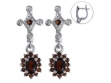 Серьги, серебро 925, гранат 003 01 21spk1-00488 2010 г инфо 3884w.